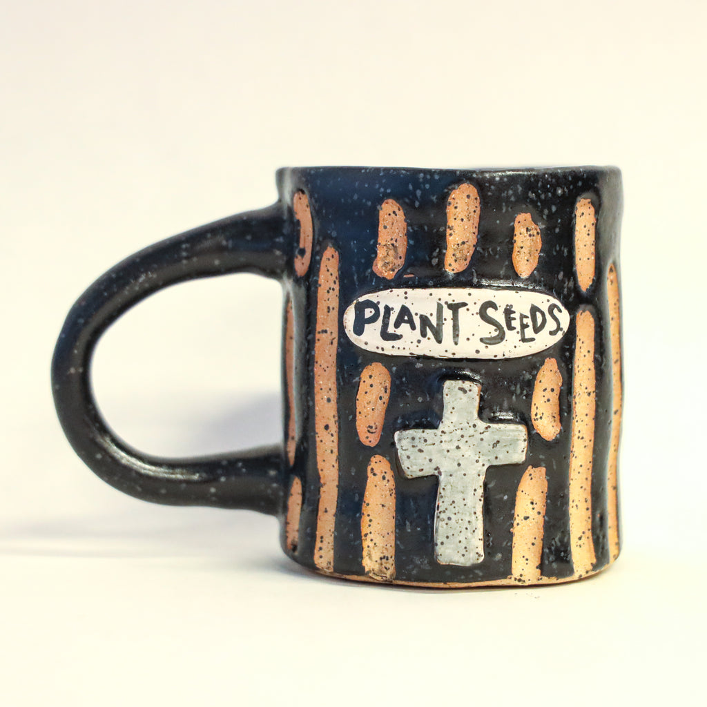 Plant Seeds Cross mug