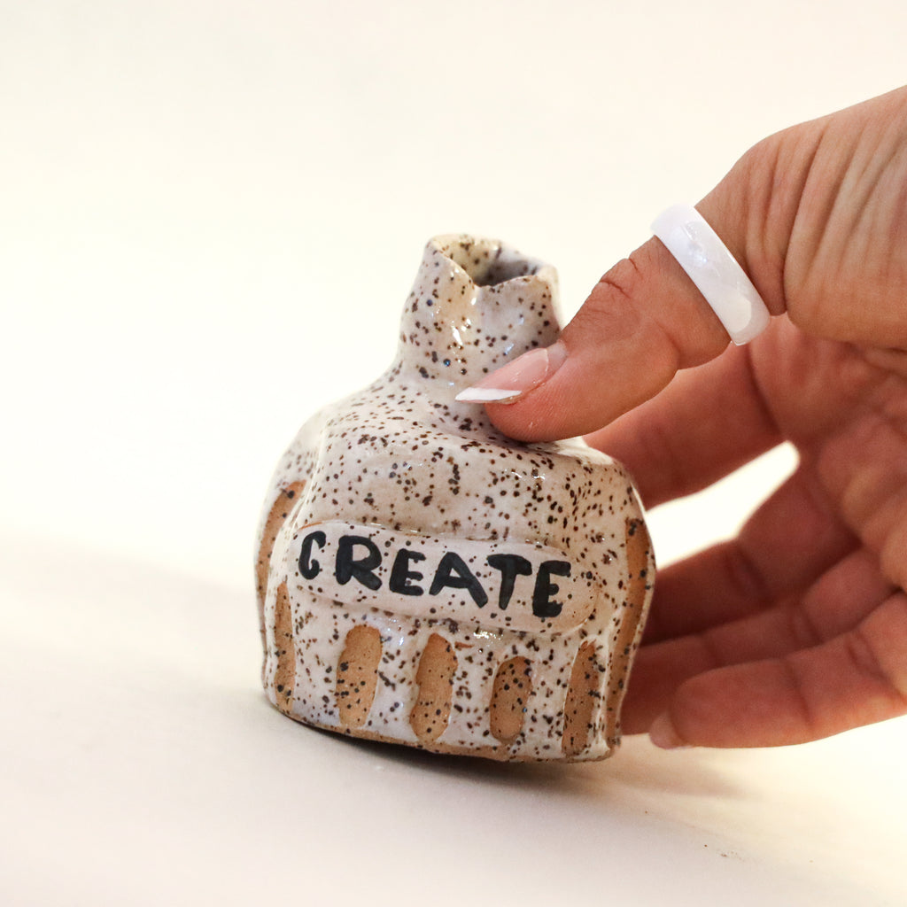 Create mini bud vase