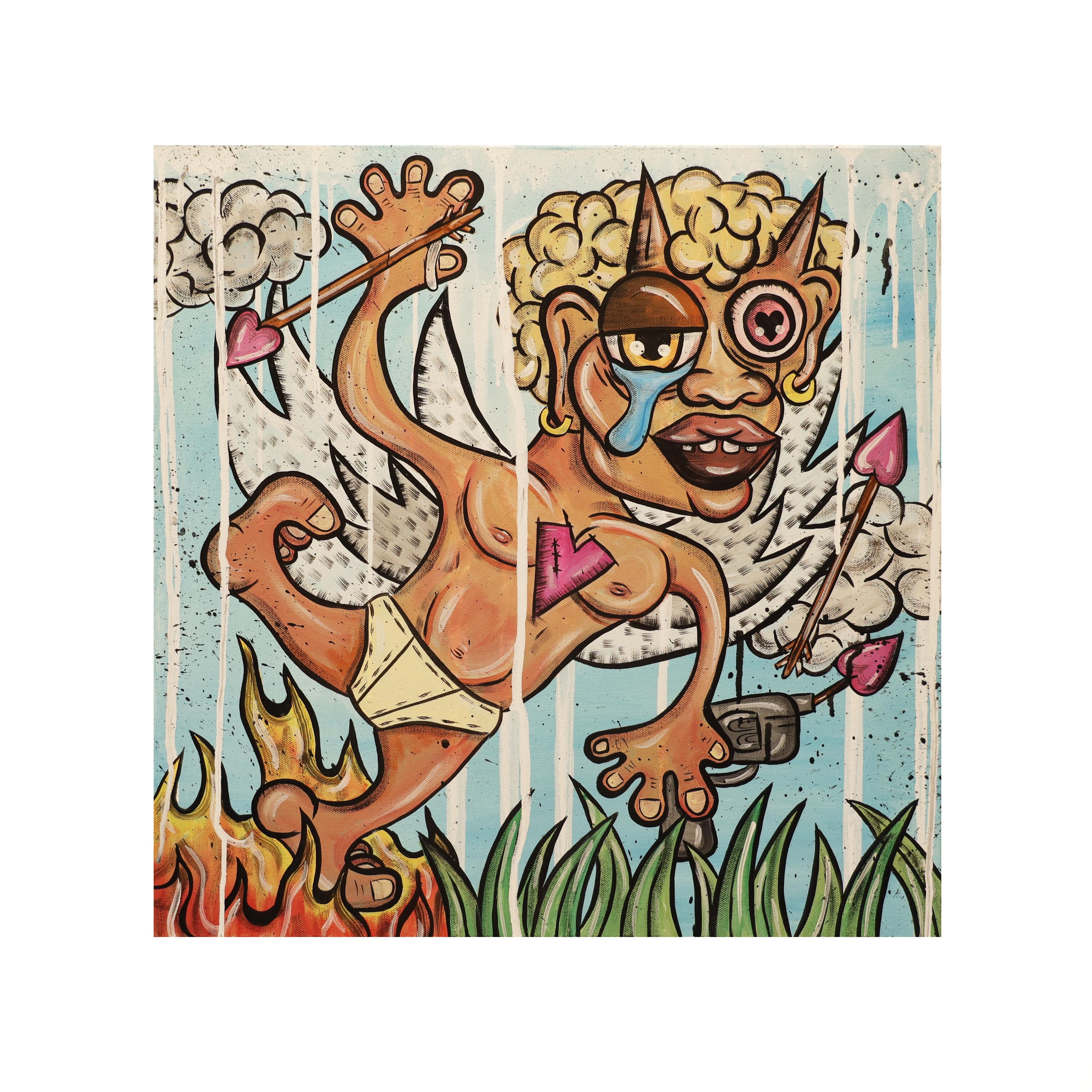 Cupids Shooting Arrows